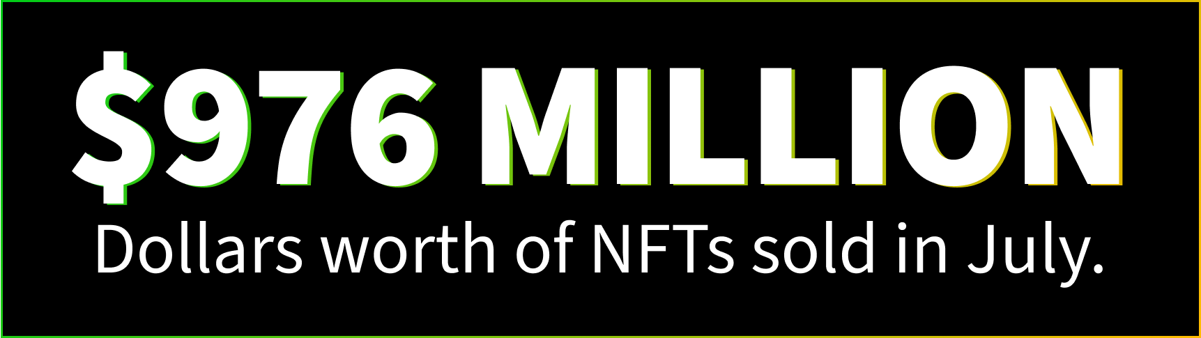 JULY NFT STATS & NEWS