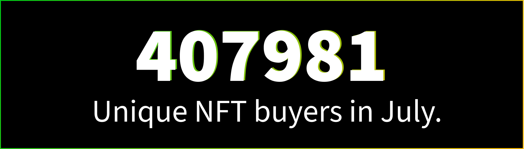 JULY NFT STATS & NEWS