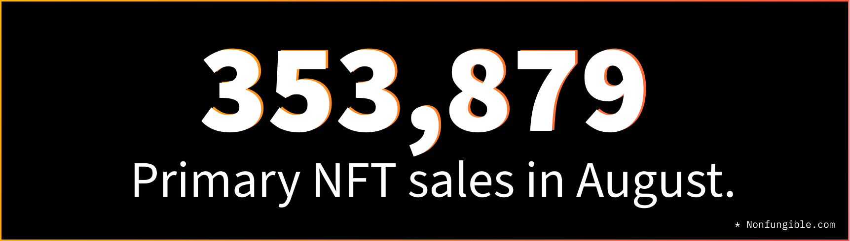 AUGUST NFT STATS & NEWS