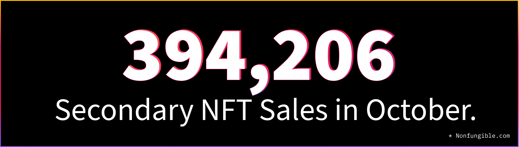 October NFT Stats & News